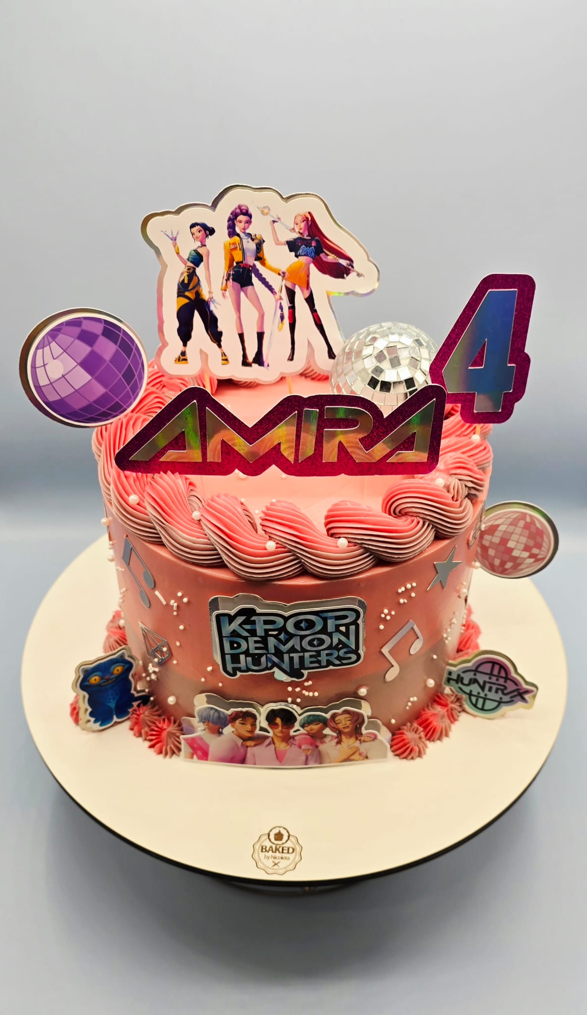 Bespoke custom celebration cake for Girls & Fairytales handcrafted by Nicoleta
